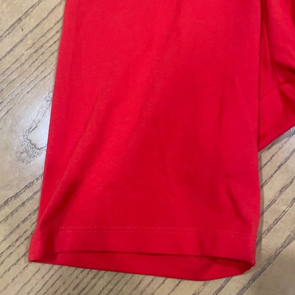 0410 New Women's Puma Orange Biker Shorts - Picture 6 of 11